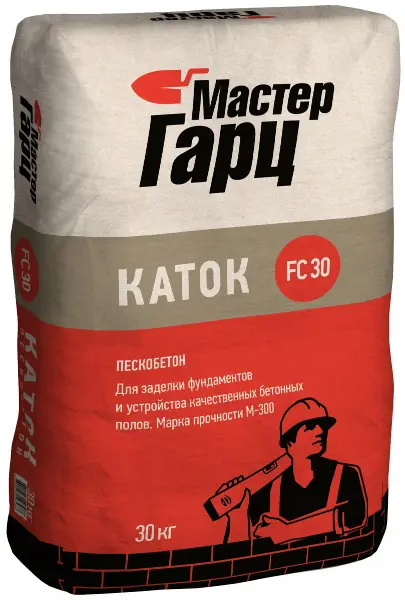 Купить Пескобетон М-300 FC30 Мастер Гарц Каток, 30 кг оптом в Москве от производителя