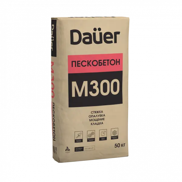 Купить Пескобетон М-300  50кг DAUER оптом в Москве от производителя