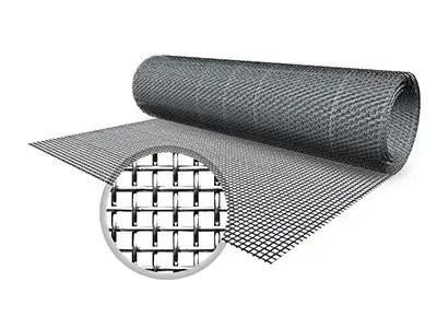 Купить Сетка тканая Н/У Яч.: 5, Д,0,5, ширина:1000, длина 50м оптом в Москве от производителя