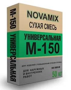 Купить Смесь М-150  Универсальная  50 кг NOVAMIX оптом в Москве от производителя