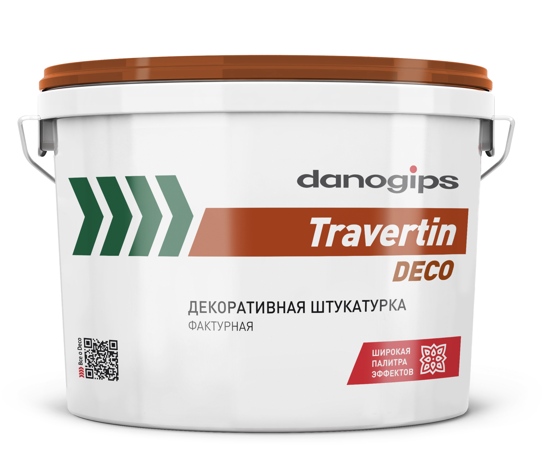 Купить DANOGIPS Travertin Deco Декоративная штукатурка 15 кг (33шт/под) оптом в Москве от производителя