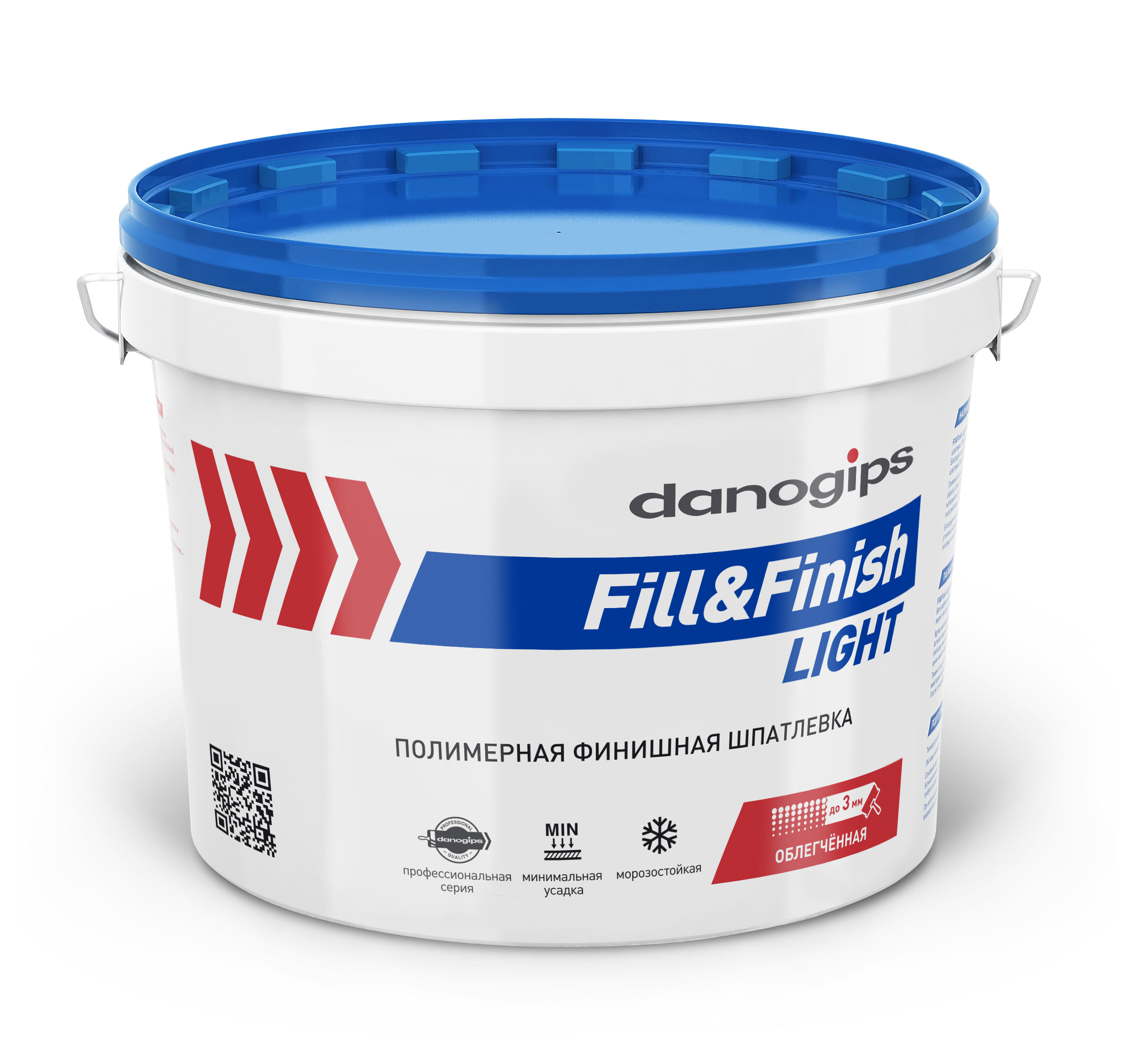 Купить DANOGIPS Fill&Finish Light  Шпаклевка готовая финишная  20,9 кг(17л) (33шт/под) оптом в Москве от производителя