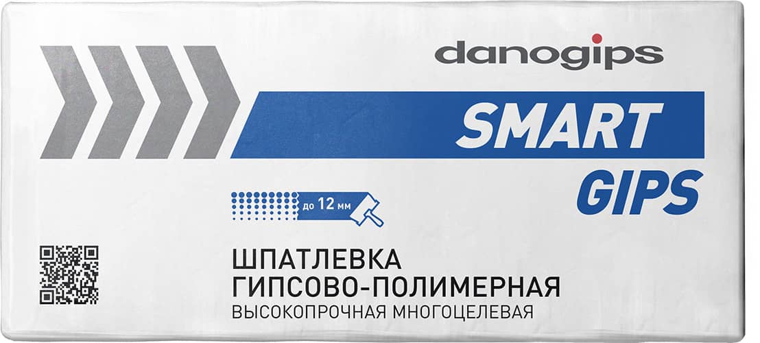 Купить DANOGIPS SmartGips шпатлевка гипсополимерная 19 кг (48шт/под) оптом в Москве от производителя