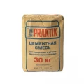 Купить Цемент Bergauf Praktik М-100, мешок 30 кг, серый оптом в Москве от производителя