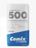 Купить Белый цемент Cemix ПЦБ 1-500 Д0 полимерцементный бетон 40 кг оптом в Москве от производителя
