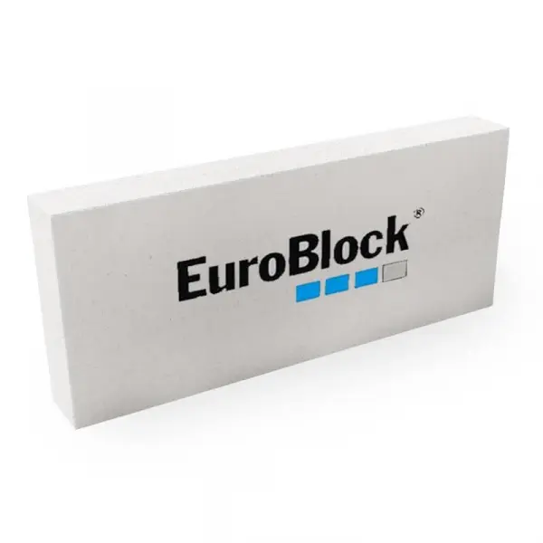Купить Газобетонные блоки EuroBlock Евроблок 600х300х150 перегородочный D400 оптом в Москве от производителя