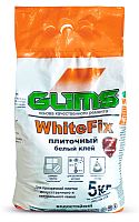 Клей плиточный Glims WhiteFix Белый, 5 кг