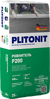 PLITONIT Р200 Ровнитель износостойкий, высокопрочный для для грубого выравнивания 25 кг  (48шт/подд.)