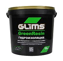Эластичный герметик GLIMS-GreenRezin многоцелевой, 15 кг
